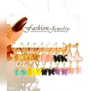 20 Piece Butterfly ๐ฆ Dangle Earrings Multicolor ๐ Fashion NWTags ๐